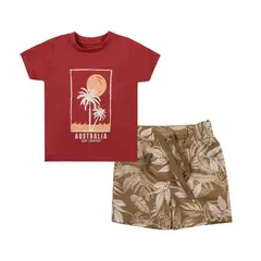 TEDMIMAK - Conjunto short y polera niño