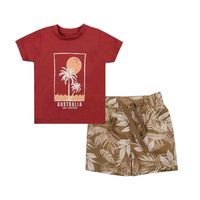 Conjunto short y polera niño