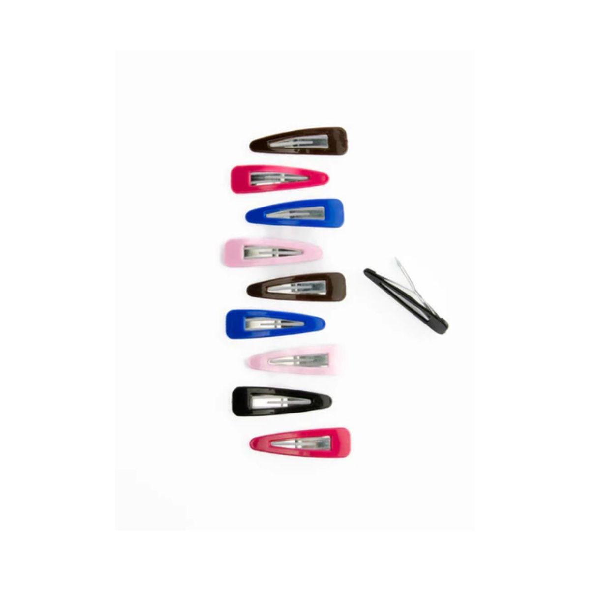 GENERICO - Pinch Tictac Acrilico Colores 5 Pares Tipo A