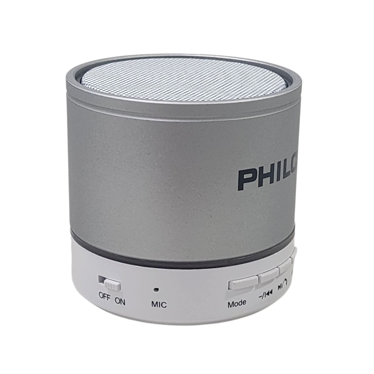 PHILCO - Mini Parlante Portátil Bt 3W USB FM P295 Philco Plata