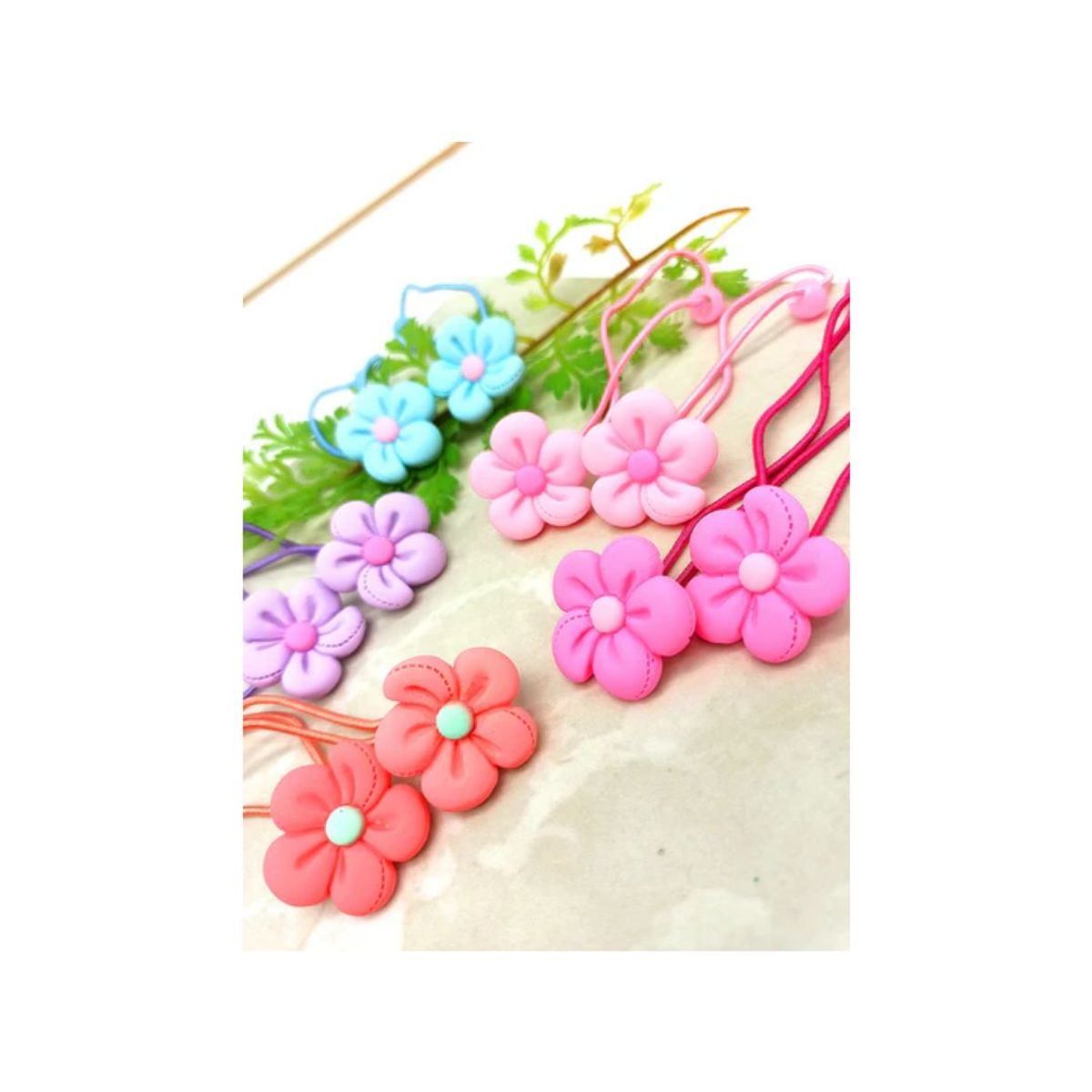 GENERICO - Chape Tira Florcita Set 5 Pares X 12 Unidades