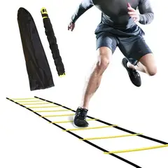 GENERICO - Escalera Entrenamiento Agilidad y Coordinación 12 Peldaños 6Mts