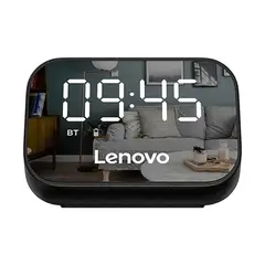 LENOVO - Radio Parlante y Reloj De Mesa Bluetooth Recargable Portatil
