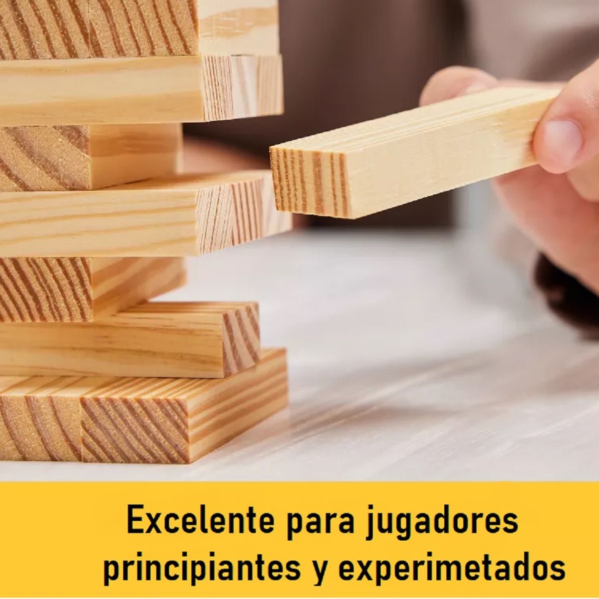 GENERICO - Juego De Mesa Torre De Equilibrio Juguete Didáctico Madera