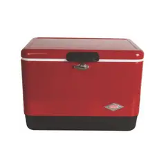 COLEMAN - Cooler Diseño Retro y Tapa Have-A-Seat 85 Latas Rojo