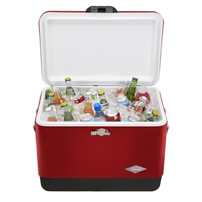 Imagen 2 del producto Cooler Diseño Retro y Tapa Have-A-Seat 85 Latas Rojo