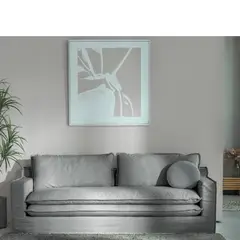 EPICADECO - SOFÁ 4 CUERPOS GERVASONI LINO GRIS