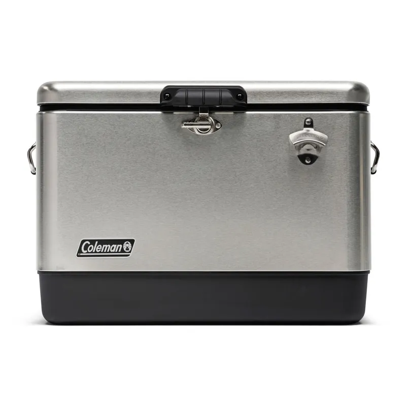 COLEMAN - Cooler Coleman Reunion 54 Qt / 51 Lt Acero Inoxidable