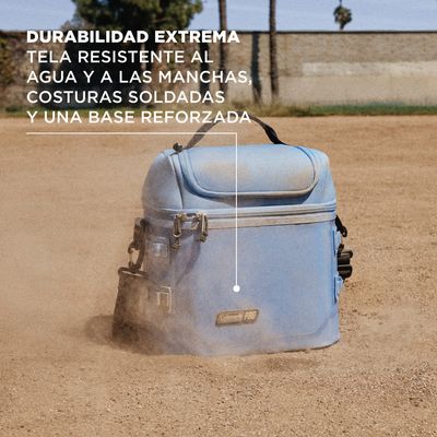 Imagen 2 del producto Soft Cooler Pro Portátil 16 Latas Celeste