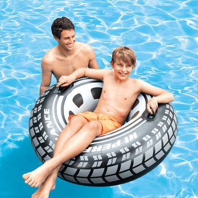 Imagen 2 del producto Flotador Inflable Redondo con Sujetadores 114 Cm