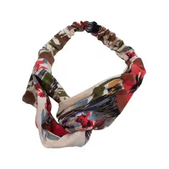 BIJOUTERIA LB20 SPA - Cintillo De Tela Entrelazado Elasticado 1 - Multicolor