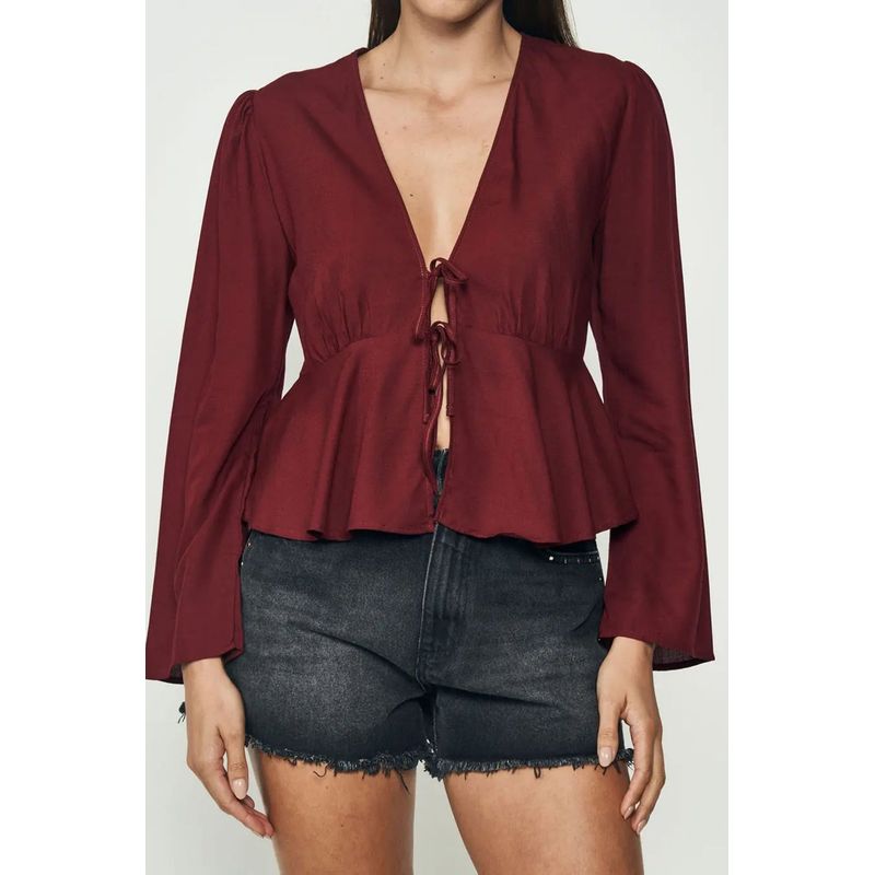 COLCCI - Blusa Colcci con Amarre Frontal