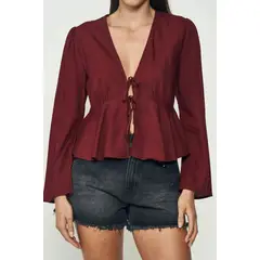 COLCCI - Blusa con Amarre Frontal