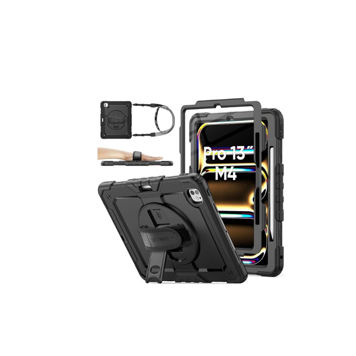 GENERICO - Funda Armadura Antigolpe Para iPad Pro 13 2024/2025