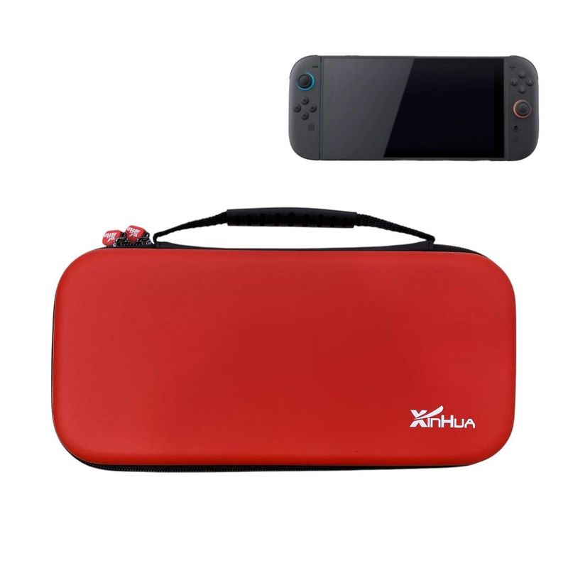 GENERICO - Bolso Estuche Funda compatible con Nueva Nintendo Switch 2 Color ROJO