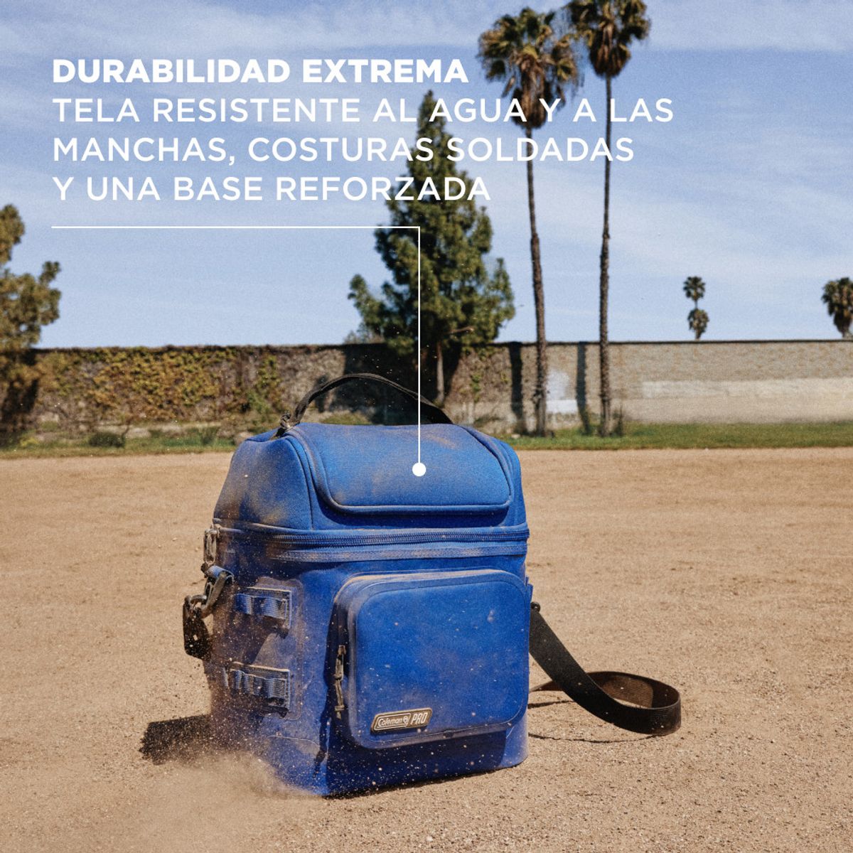 COLEMAN - Soft Cooler Coleman Pro Lonchera Aislada Portátil 24 Latas Azul