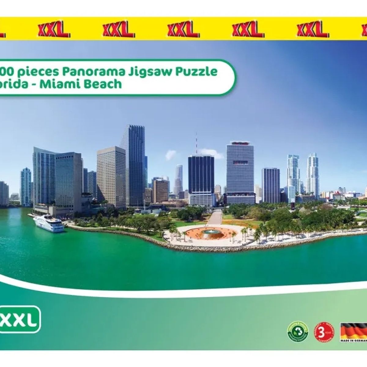 GENERICO - Rompecabezas Panorama Miami Beach 3000 piezas