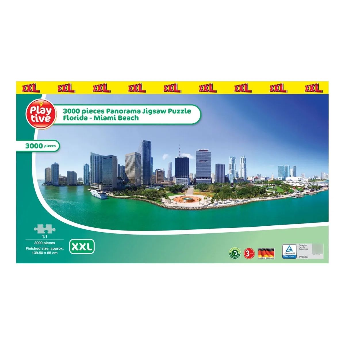 GENERICO - Rompecabezas Panorama Miami Beach 3000 piezas