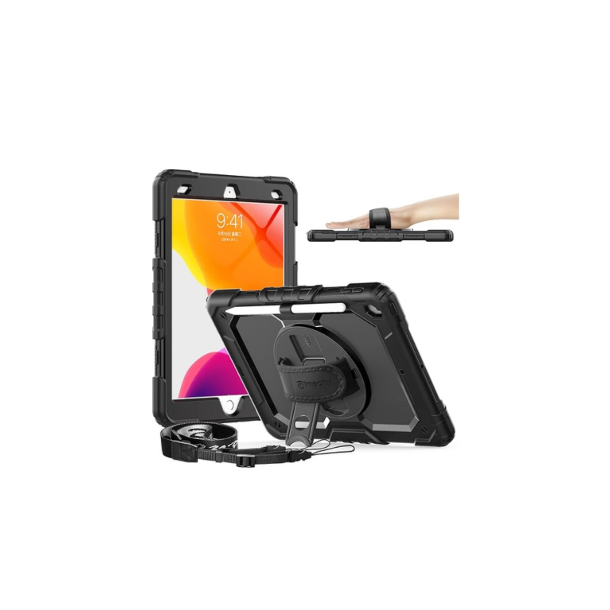 GENERICO - Funda Armadura Antigolpe Para iPad 10.2 7ma/8va/9na Generación.