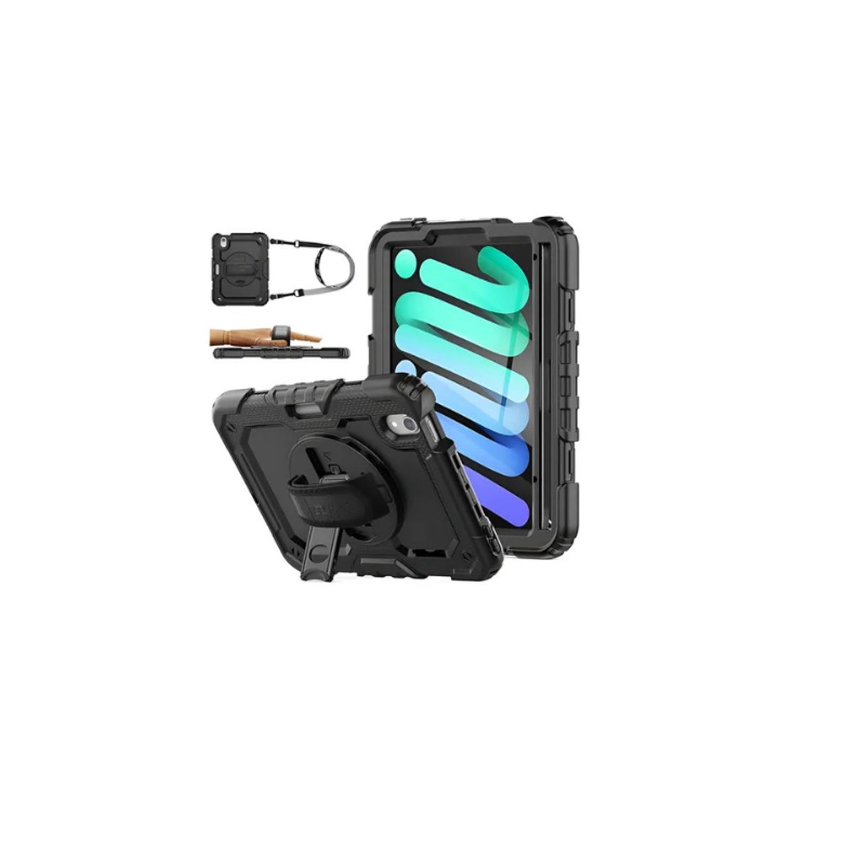 GENERICO - Funda Armadura Antigolpe Para iPad Mini 6 / Mini 7 A17 Pro 8.3"