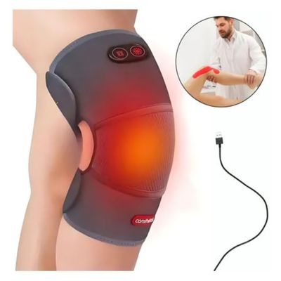 Imagen 2 del producto RODILLERA 2 EN 1 CON CALEFACCIÓN Y MASAJE PARA DOLORES.