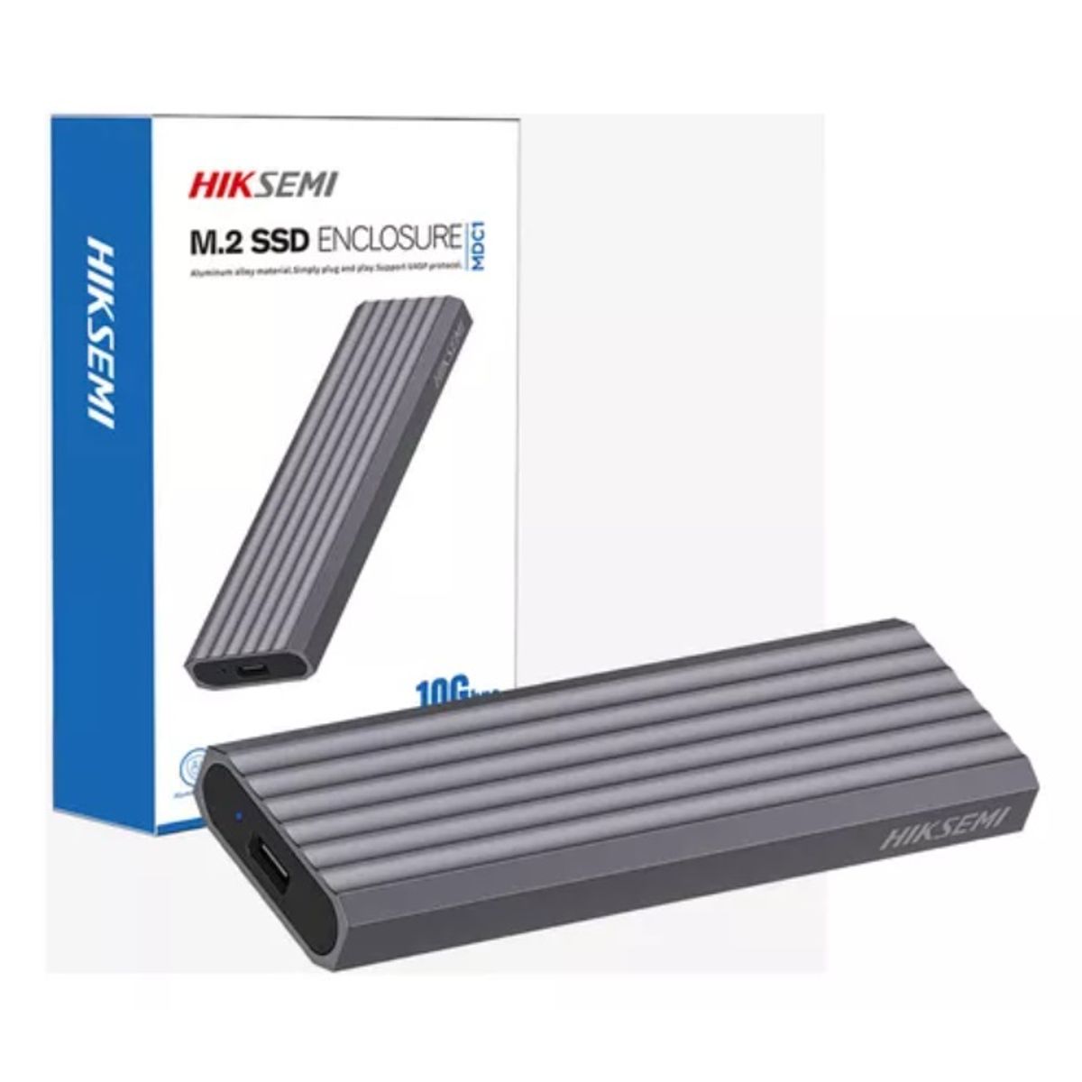 HIKVISION - Case Cofre Externo Ssd M.2 Usb C 3.2 Nvme Pcie Hiksemi Mdc1