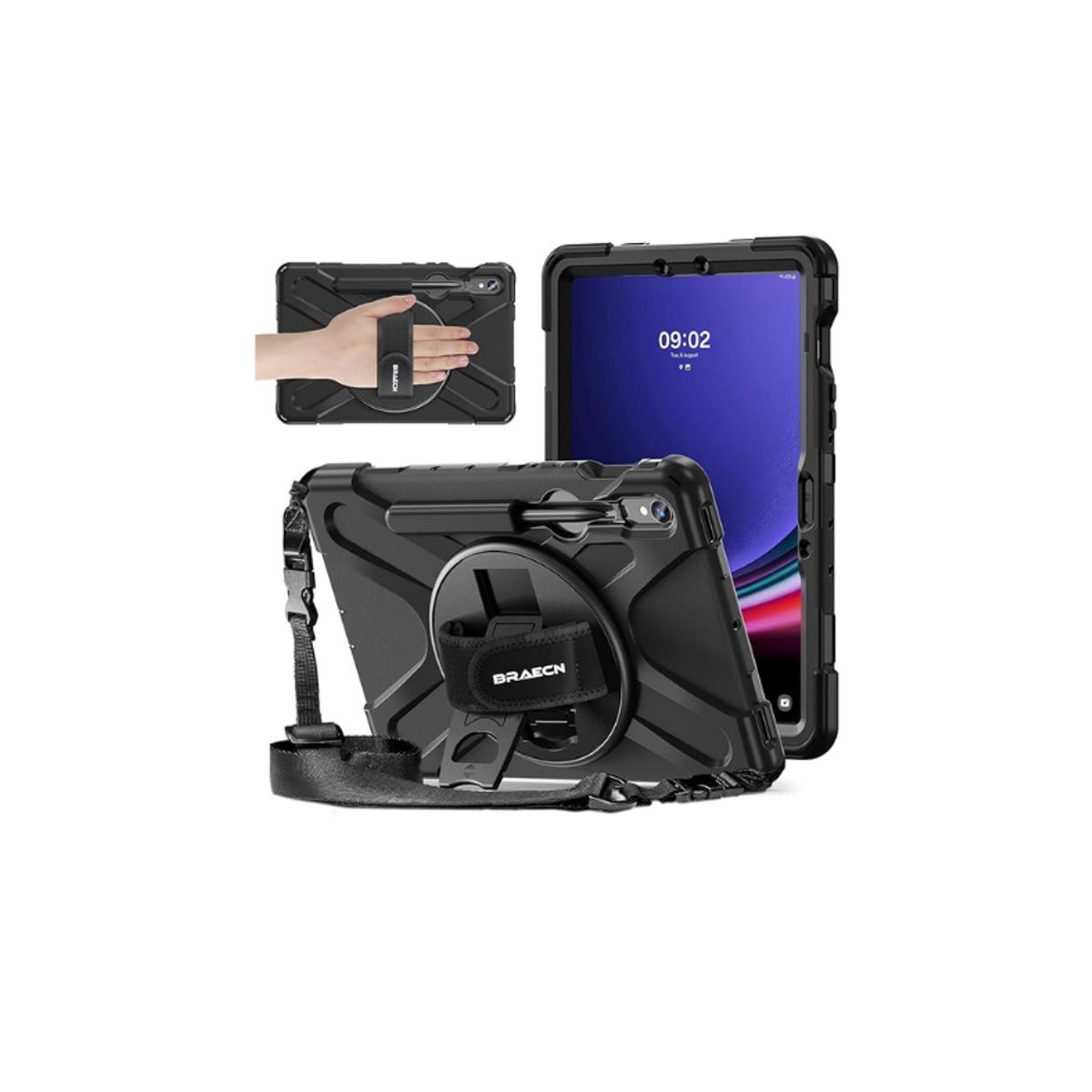 GENERICO - Funda Armadura Antigolpe Para Tablet Samsung Galaxy S9 11