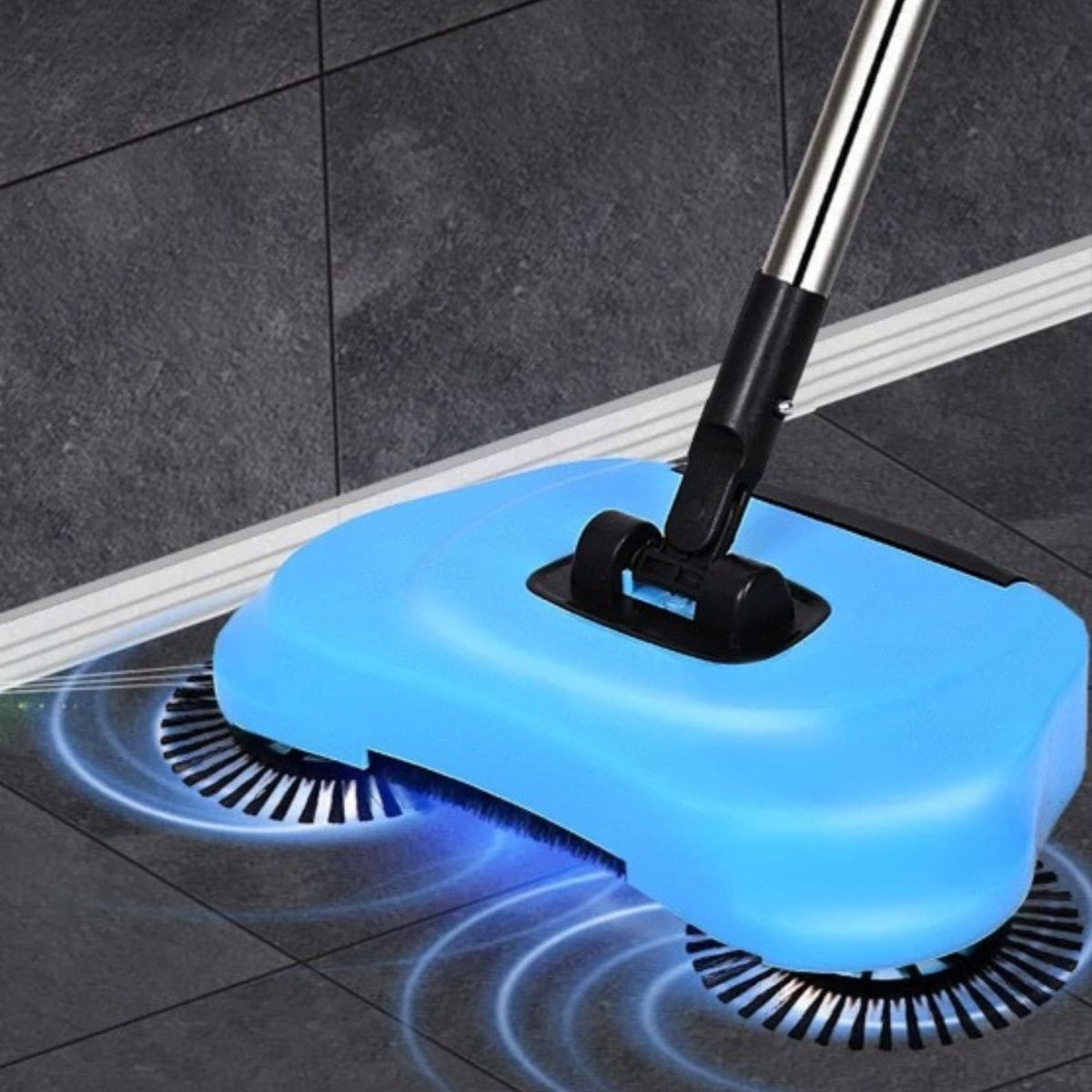 GENERICO - Escoba Multifuncional 3 en 1 Giratoria con Mango Ajustable