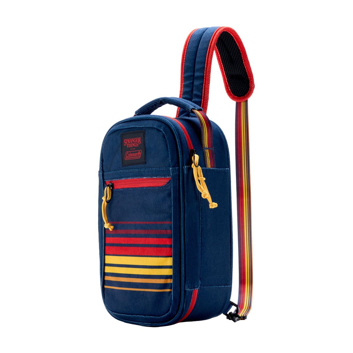 COLEMAN - Soft Cooler Bandolera Coleman Stranger Thing 6 Latas Azul