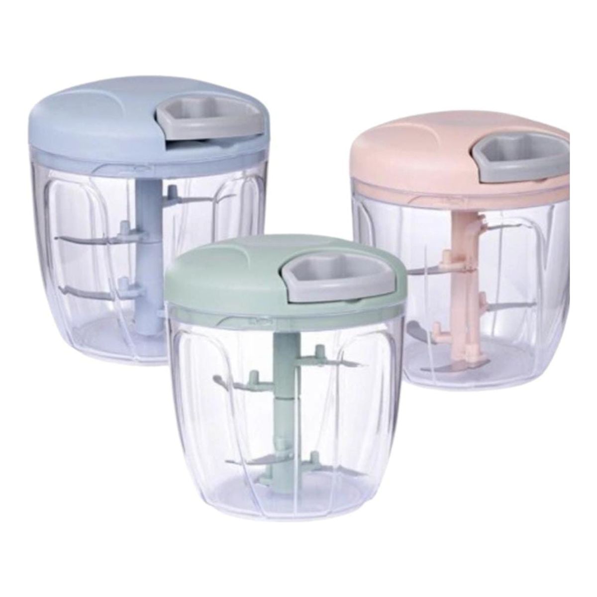 GENERICO - Picador De Verduras 900ml Picadora Cebolla Manual Vegetal