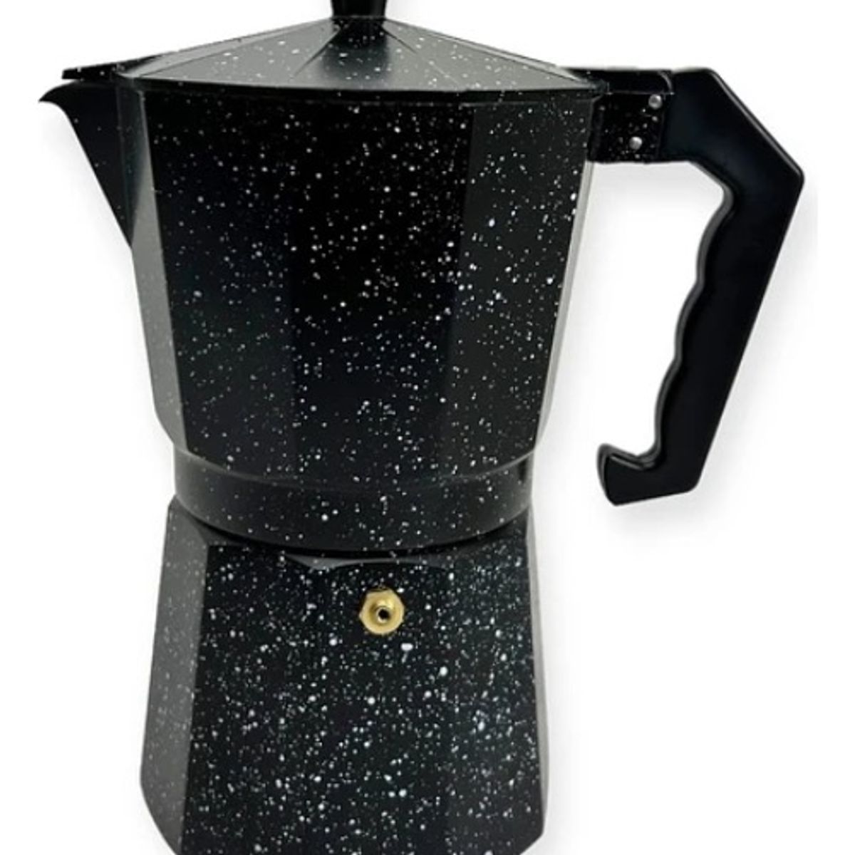 GENERICO - Cafetera Italiana De 6 Tazas Expresso Moka Diseño Granito