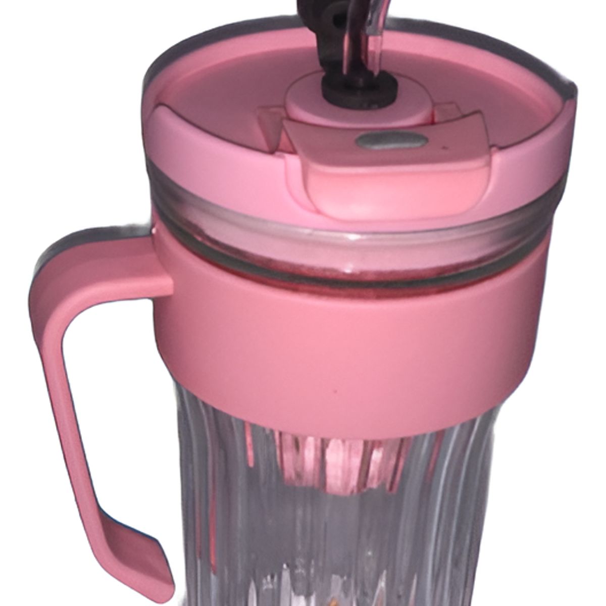 GENERICO - Taza De Vidrio Con  Bombilla Y Agarradero