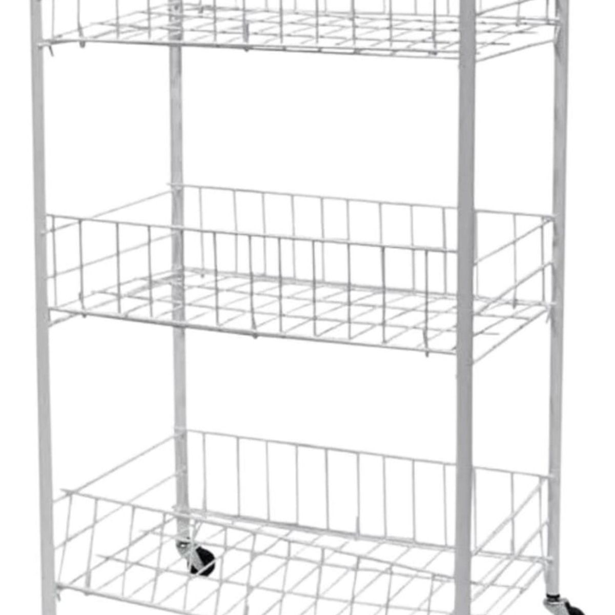 GENERICO - Carrito Verdulero Frutero 3 Estantes Con Ruedas Cocina