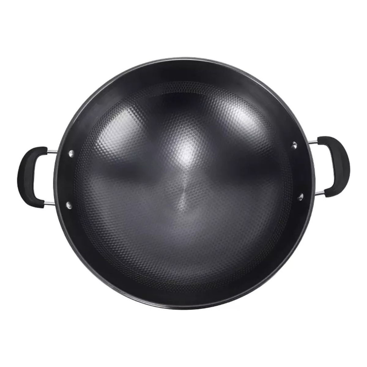 GENERICO - Disco Wok Chino Antiadherente Con Manillas 465cm