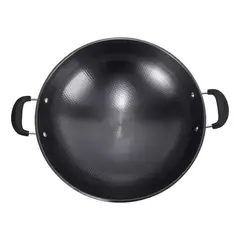 GENERICO - Disco Wok Chino Antiadherente Con Manillas 465cm