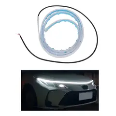 GENERICO - Tira Luz Led Para Capot Adhesiva Blanca 12v Auto Camioneta