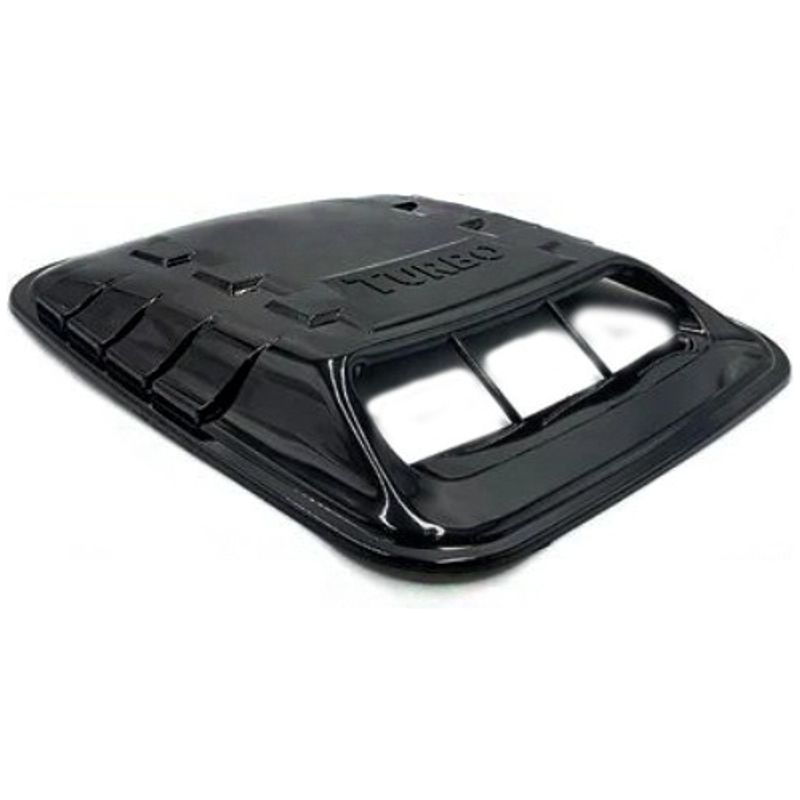 GENERICO - Toma D Aire Capot Turbo Auto Tuning Universal Negro Brillant