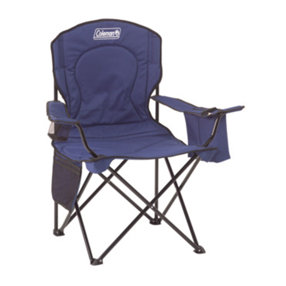 COLEMAN - Silla Coleman Quad con Cooler Azul