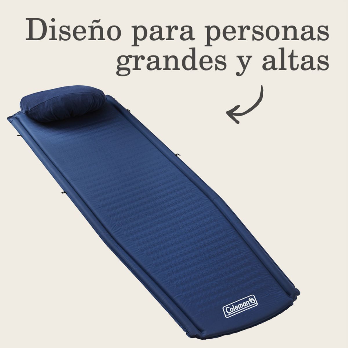 COLEMAN - Colchoneta Inflable para Dormir Montauk Coleman Azul