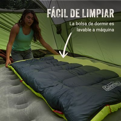 Imagen 2 del producto Saco de Dormir Montauk -6°C Negro Amarillo