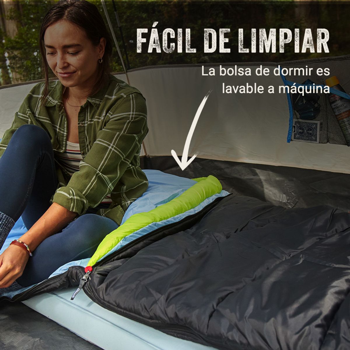 COLEMAN - Saco de Dormir Coleman Montauk 4°C Negro