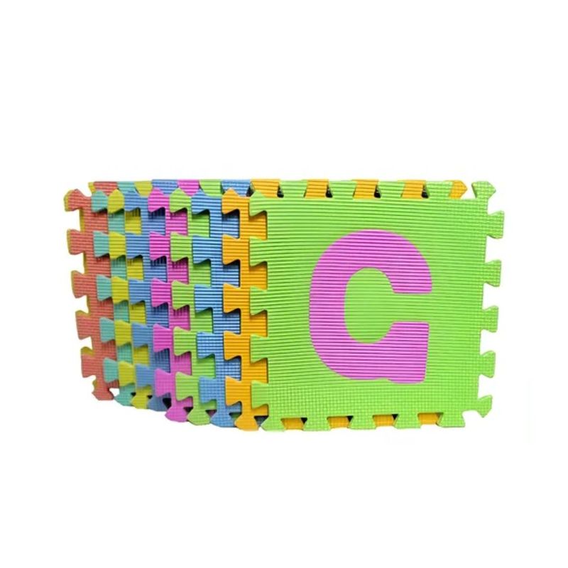 GENERICO - Alfombra Infantil De Goma 10 Unidades Eva 30x30cm