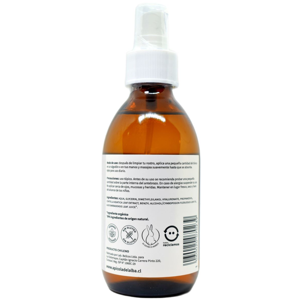 ALBA - Tónico Facial Reafirmante Ácido Hialurónico Del Alba