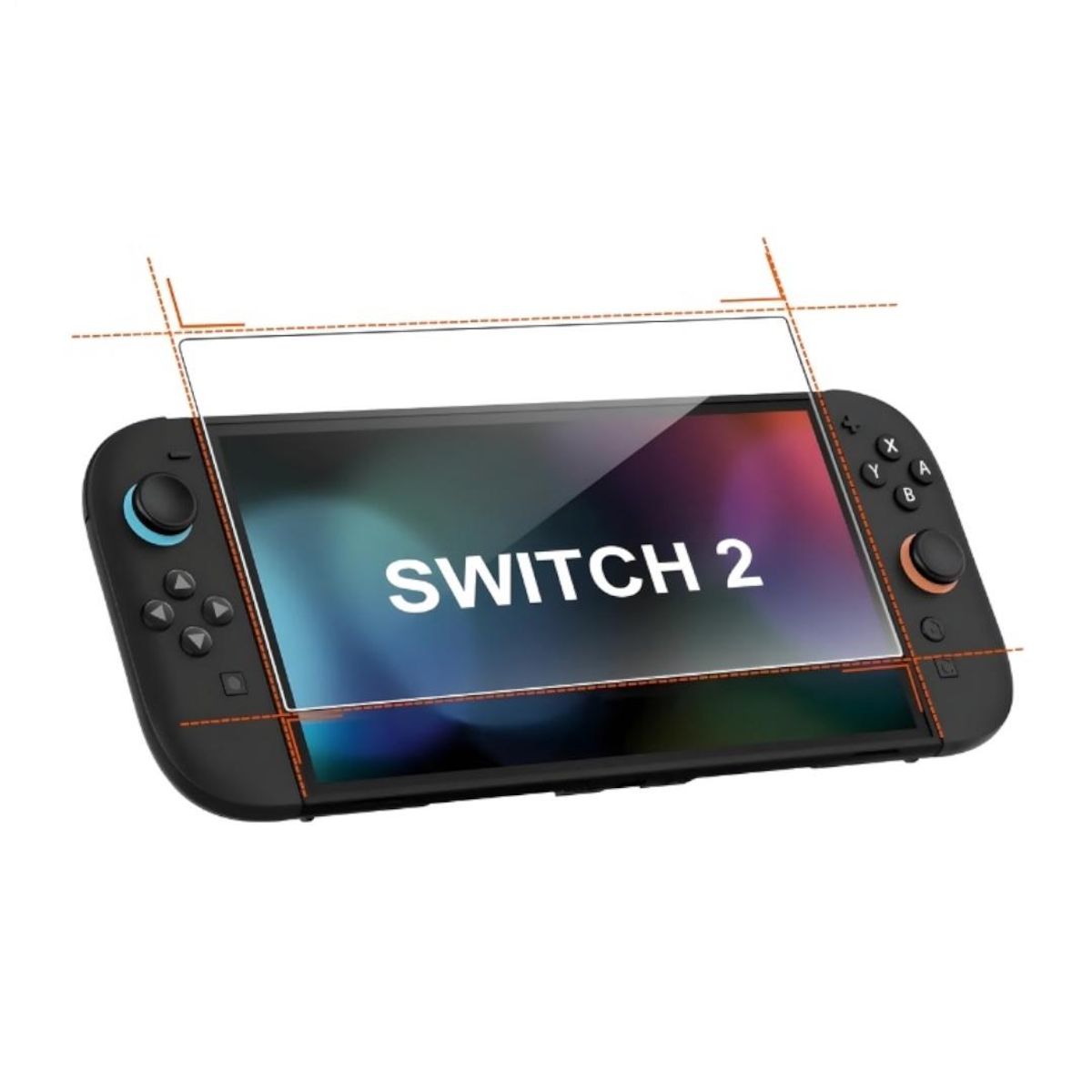 GENERICO - Protector Pantalla Vidrio Templado Compatible Con Nintendo Switch 2