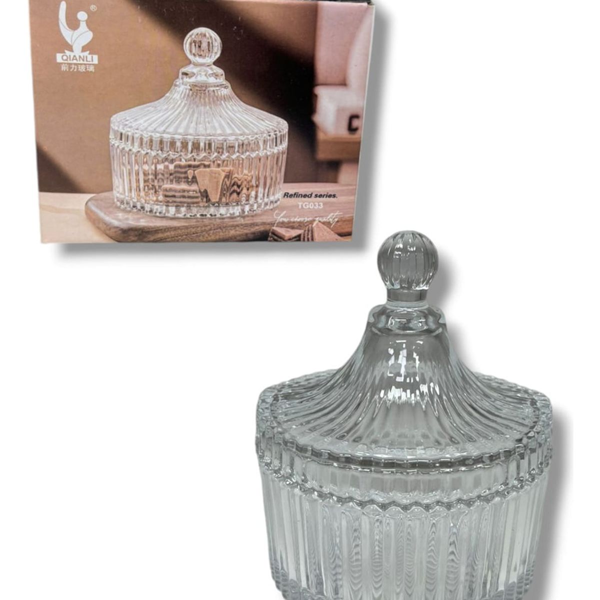 GENERICO - Bombonera Azucarero Caramelera Decorativo De Cristal