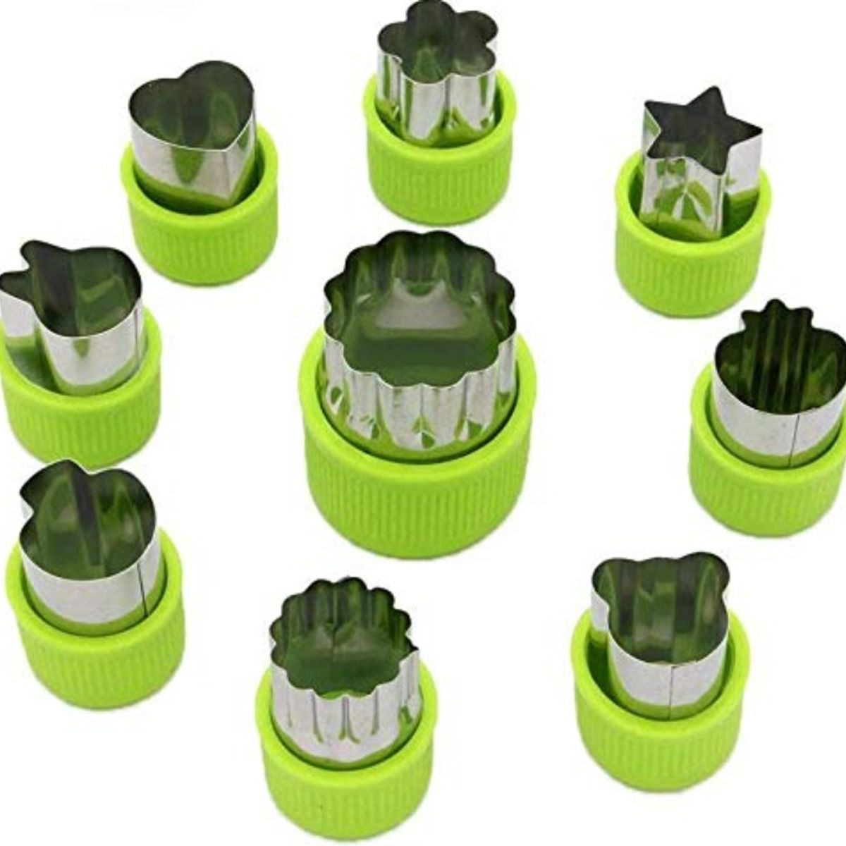 GENERICO - Cortador Para Frutas Verduras Y Masas 9unidades 5x8800