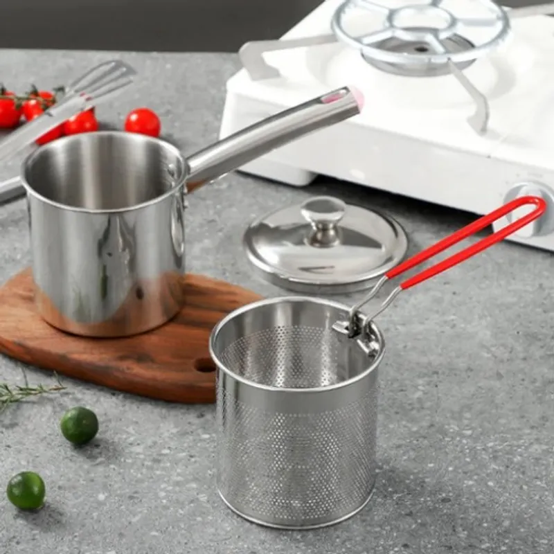 GENERICO - Juego De Freidora Olla Para Cocina Se Adapta En Toda Cocina