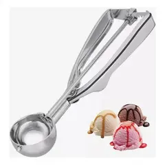 GENERICO - 2 Cuchara De Helado Acero Inoxidable Despachador 7cm