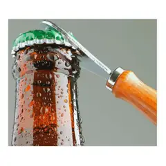 GENERICO - Destapador De Botellas De Cerveza Y Bebidas Abridor D Madera