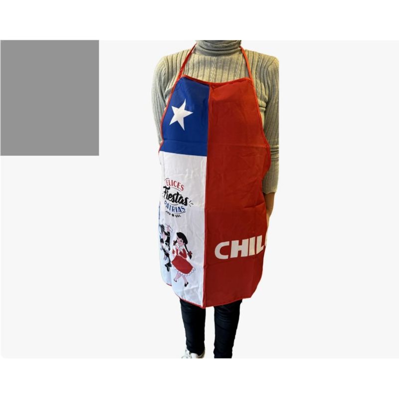 GENERICO - Delantal Dieciochero Pechera Fiestas Patrias Celebración 18